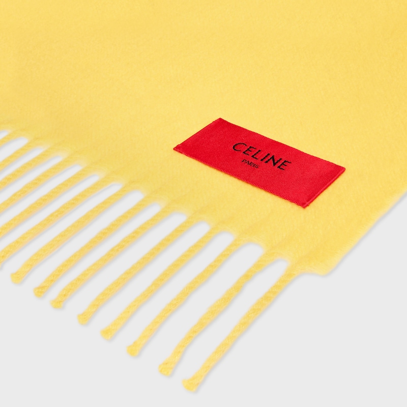 scarf IN cashmere - YELLOW -  - 1 | CELINE