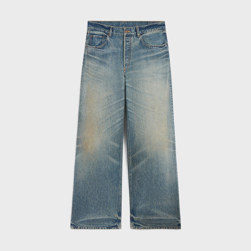 闊腿牛仔褲 - WEST TWIN RINSE水洗 -  - 1 | CELINE