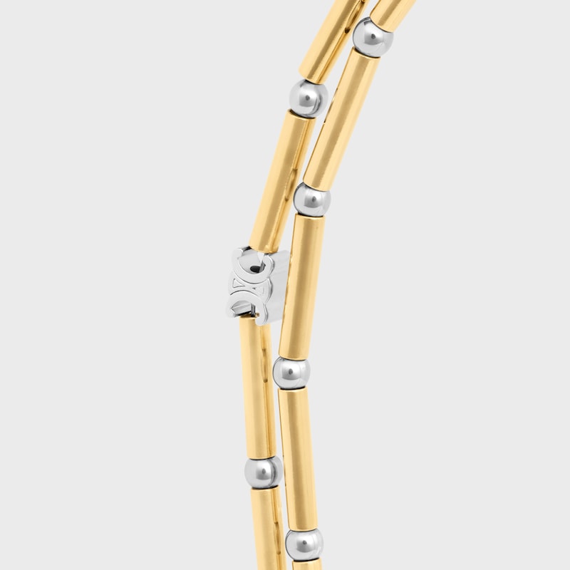 Celine Charms金色飾面及銠銀色飾面黃銅長項鍊 - 金色 / 銀色 - 项链 - 1 | CELINE