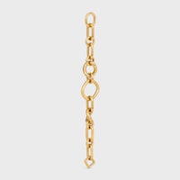 Celine Charms Modern Thin Gourmette in Brass with Gold Finish - GOLD -  - 2 | CELINE