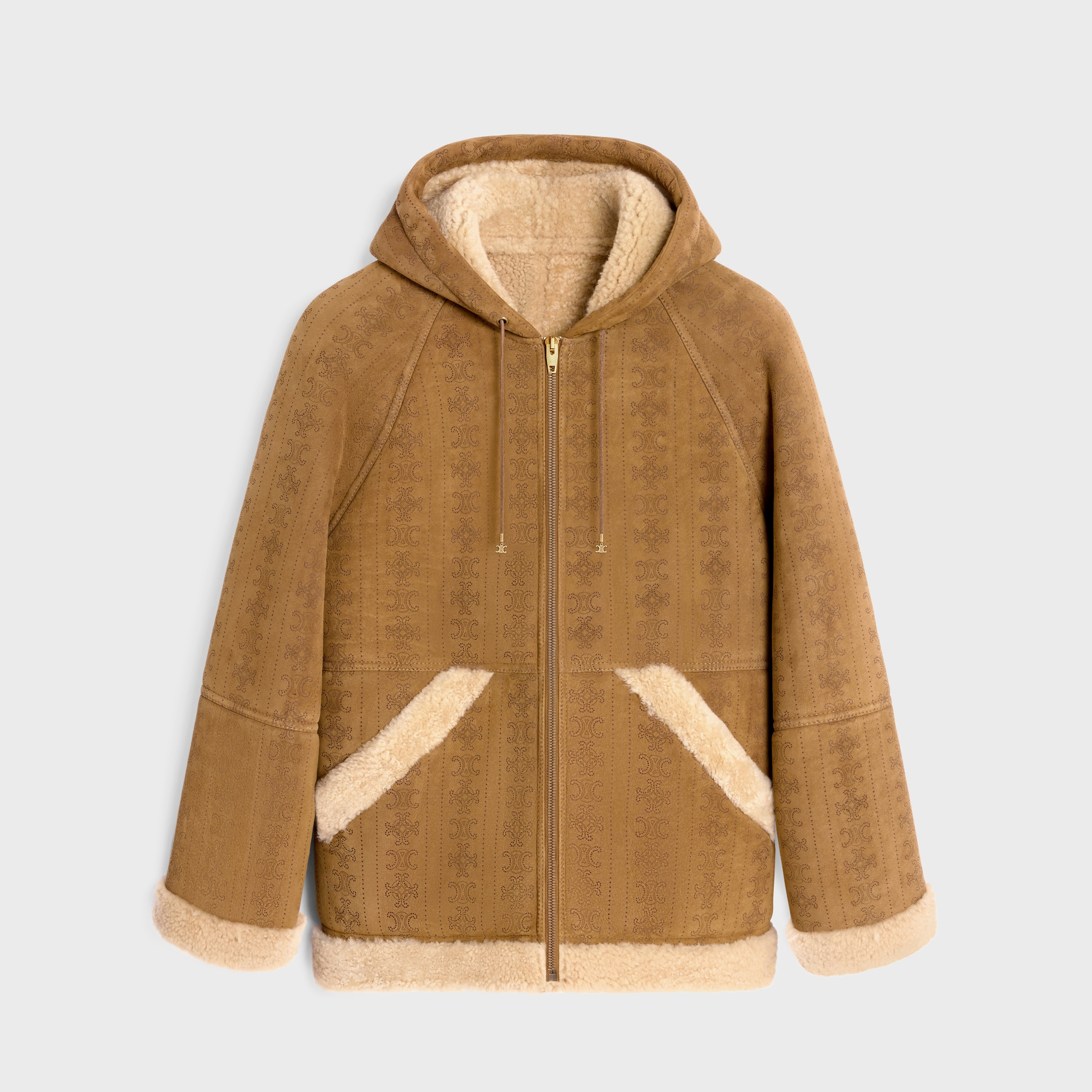 CELINE セリーヌ　カシミヤ混 ダッフルコート　トリオンフ オフホワイト CELINE セリーヌ カシミヤ混 ダッフルコート トリオンフ オフ