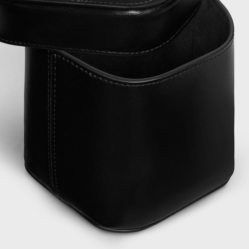 Small Box in Shiny Calfskin - BLACK - HOME - 1 | CELINE