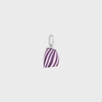 Berlingot Celine Charms en Résine et Laiton Rhodié - Argent / Violet - CHARMS - 2 | CELINE