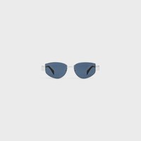 Triomphe Metal 04 Sunglasses in Metal - SILVER / BLUE -  - 1 | CELINE