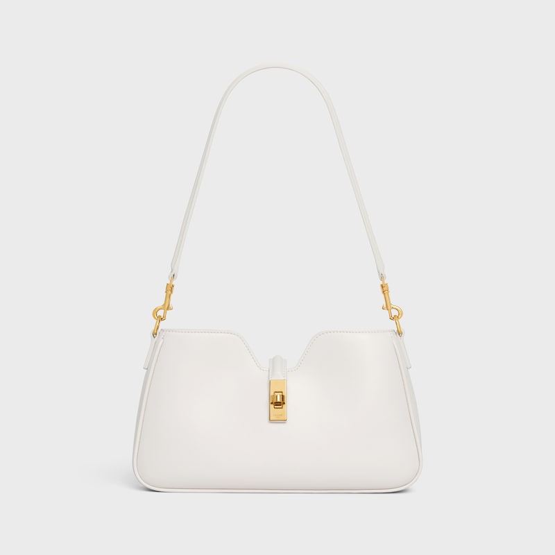 SHOULDER CAMILLE 16 SOFT IN SMOOTH CALFSKIN - RICE - MORE LINES - 1 | CELINE