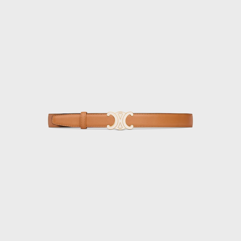 Wendbarer Riemen 25 MM AUS Triomphe Canvas und nat&uuml;rlichem Kalbsleder -  -  - 1 | CELINE