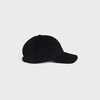 triomphe baseball cap in cotton - BLACK / OFF WHITE -  - 3 | CELINE