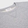 SUDADERA CON BLASÓN DE ALGODÓN DE CACHEMIRA - GRIS MEDIO/CREMA -  - 3 | CELINE