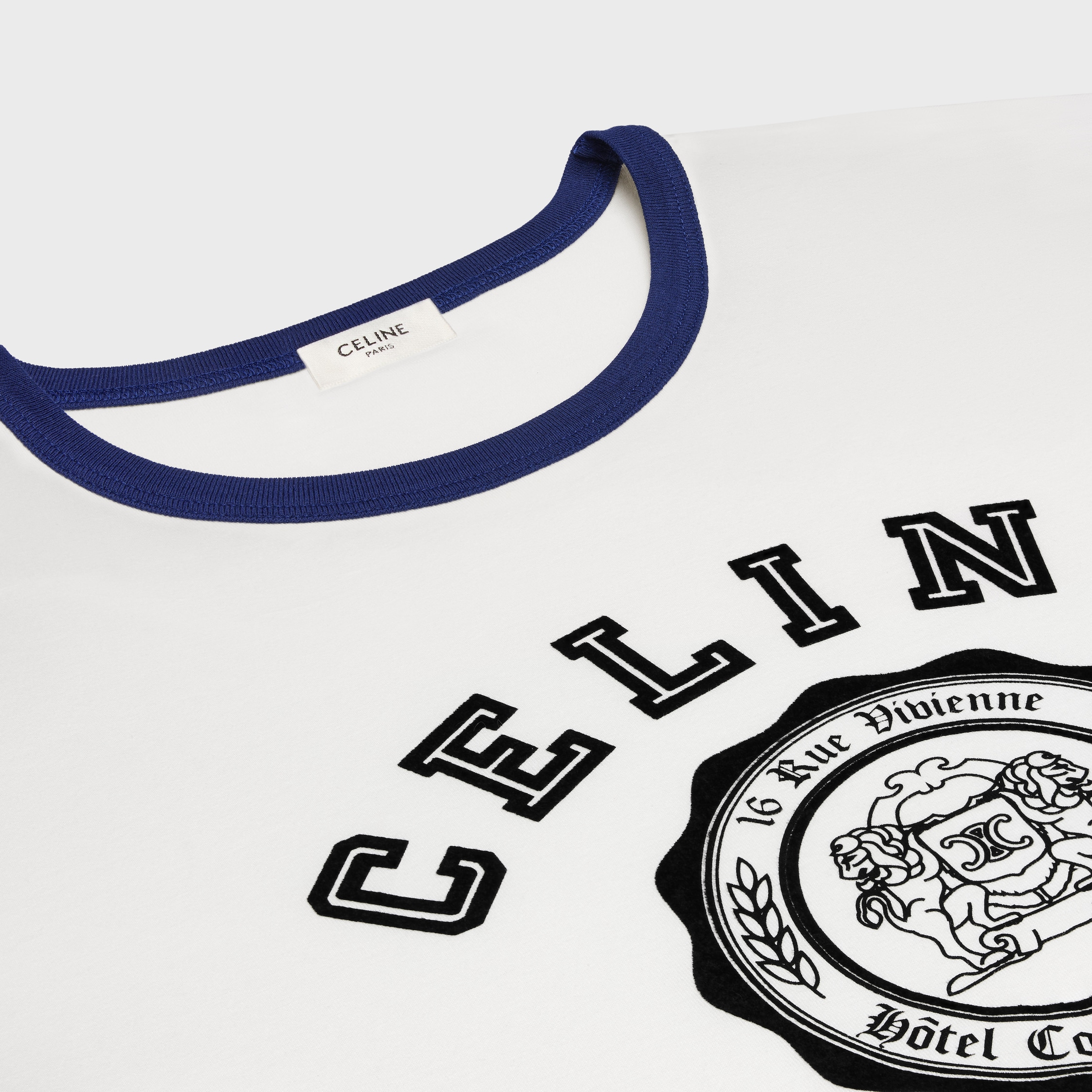 ◆CELINE◆ CELINE BLASON ルーズスウェットシャツ BLASON ルーズ スウェットシャツ / コットンフリース - | CELINE