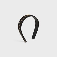CELINE ヘッドバンド / ブロンドハバナ アセテート＆ゴールドフィニッシュ Celine Headband in Acetate and Steel - BLOND HAVANA / GOLD | CELINE