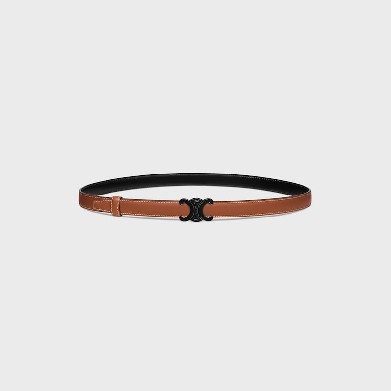 Lani&egrave;re de ceinture r&eacute;versible 18MM TAURILLON ET VEAU NATUREL -  -  - 1 | CELINE