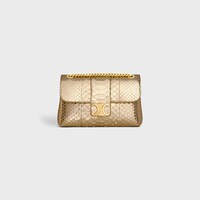 TEEN CELINE VICTOIRE BAG in LAMINATED PYTHON - GOLD - CELINE VICTOIRE - 1 | CELINE