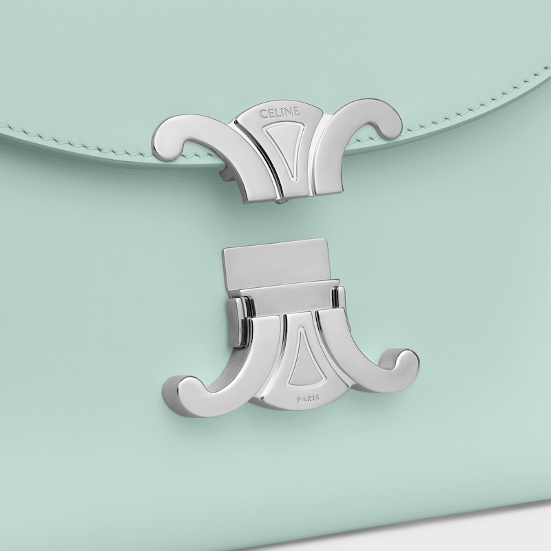 TEEN NINO BAG IN SMOOTH SATINATED CALFSKIN - LIGHT ACQUA - NINO - 1 | CELINE