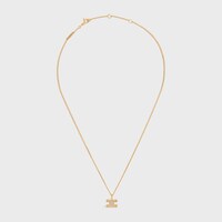 トリオンフ ラインストーン ネックレス / ゴールドフィニッシュ ブラス＆クリスタル - ゴールド - 新作 - 1 | CELINE