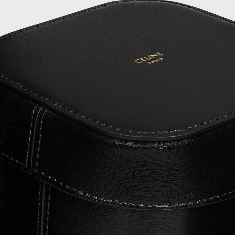 Small Box in Shiny Calfskin - BLACK - HOME - 1 | CELINE