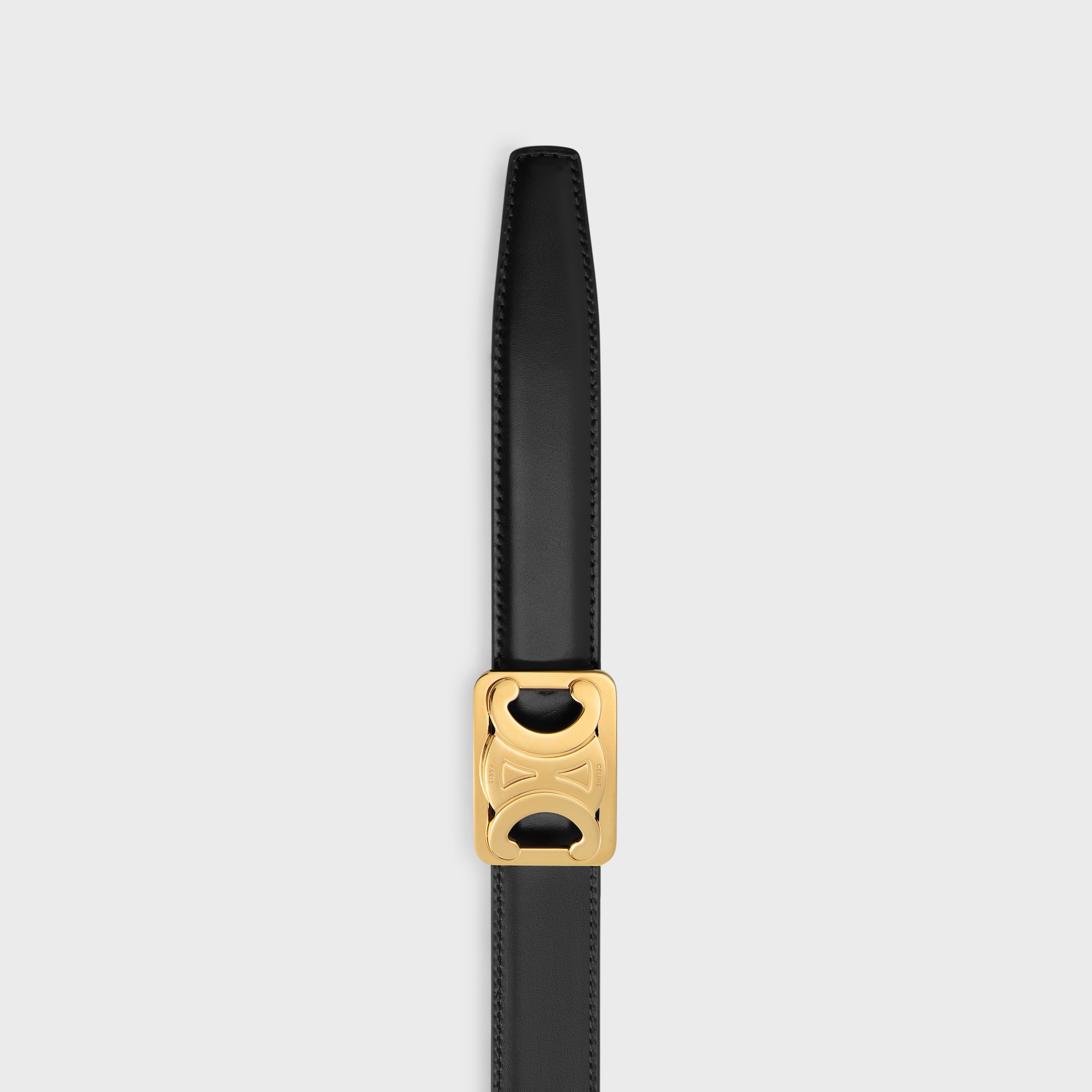 【関税&送料込】Celine Celine Medium Reversible Framed Triom MEDIUM 25MM REVERSIBLE FRAMED TRIOMPHE BELT IN TAURILLON