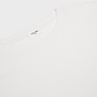 triomphe loose t-shirt IN cotton jersey - OFF WHITE / BLACK -  - 2 | CELINE