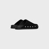 CELINE PITEA TRIOMPHE MULE IN SUEDE CALFSKIN - BLACK -  - 3 | CELINE