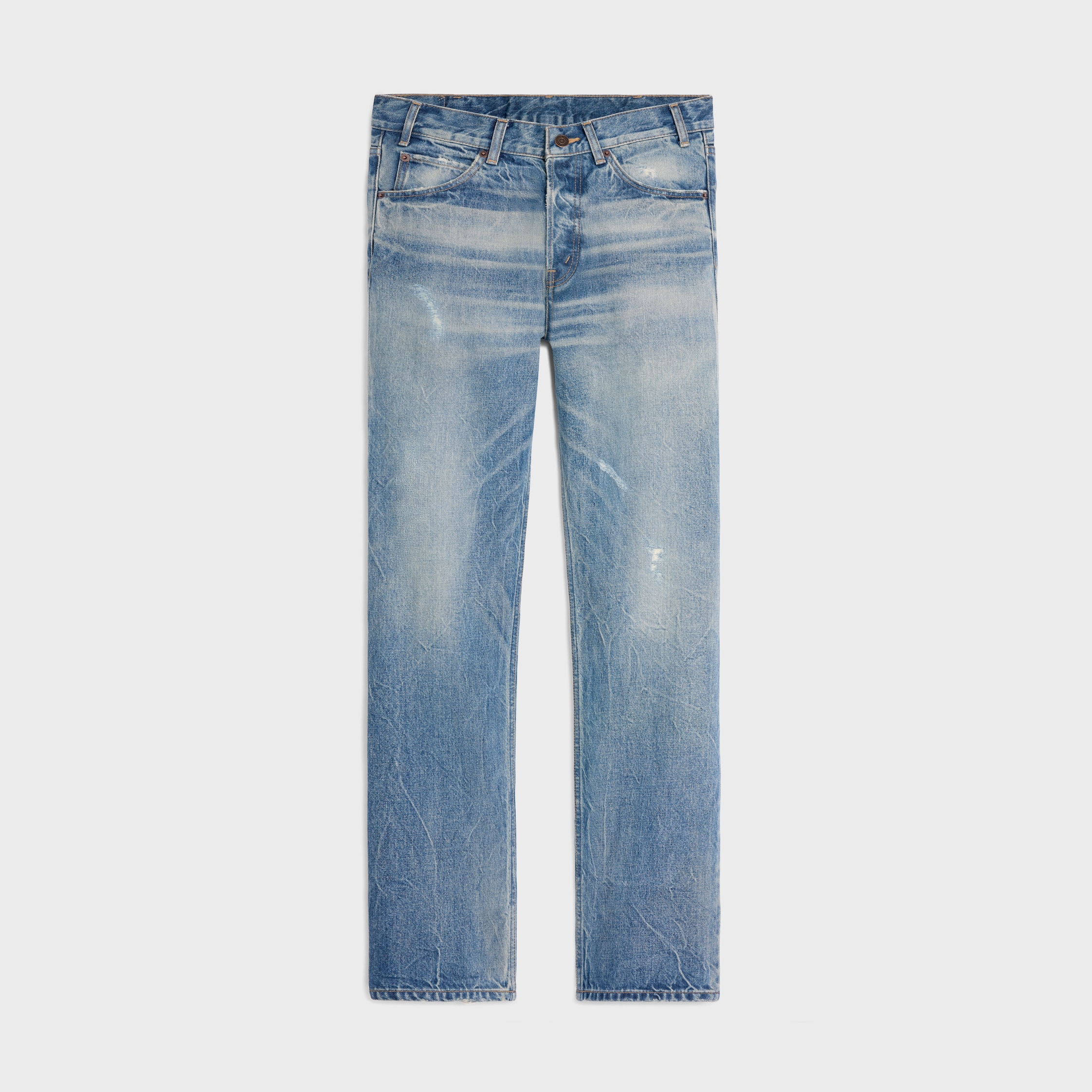 関税込 CELINE kitty shorts in dark union wash denim KITTY SHORTS IN DARK UNION WASH DENIM - | CELINE
