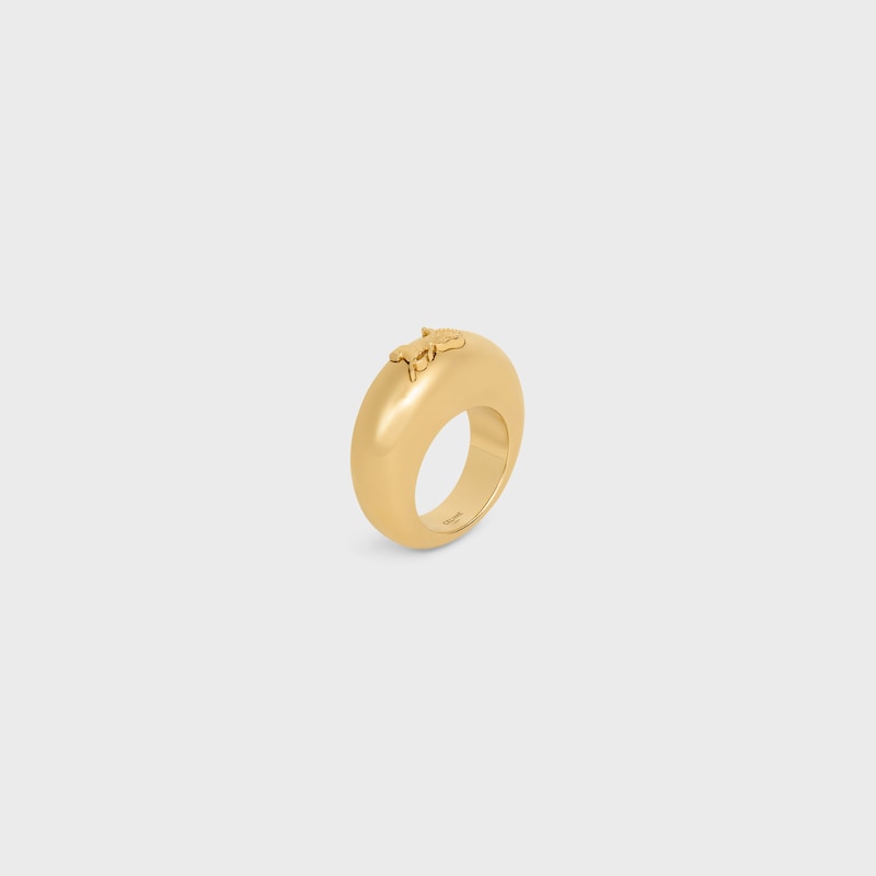 Celine Sulky Ring in Brass with Gold Finish - GOLD -  - 1 | CELINE