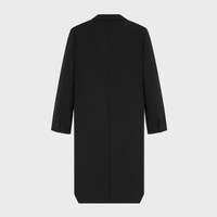 Casaco de smoking longo em gabardine de mohair - PRETO - - 2 | CELINE