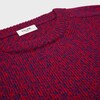 crewneck sweater IN WOOL AND CASHMERE - RED/BLUE -  - 7 | CELINE