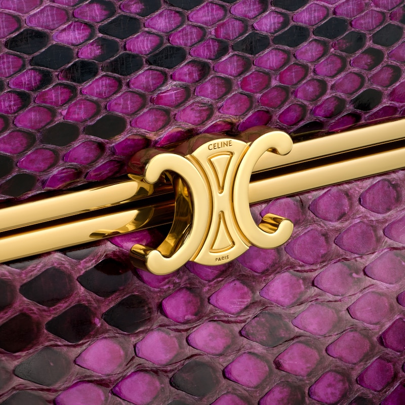 CUBE IN PYTHON - MAGENTA - SHOULDER BAGS - 1 | CELINE