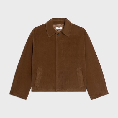jacket IN corduroy - 70'S BROWN LIGHT STONE WASH -  - 3 | CELINE