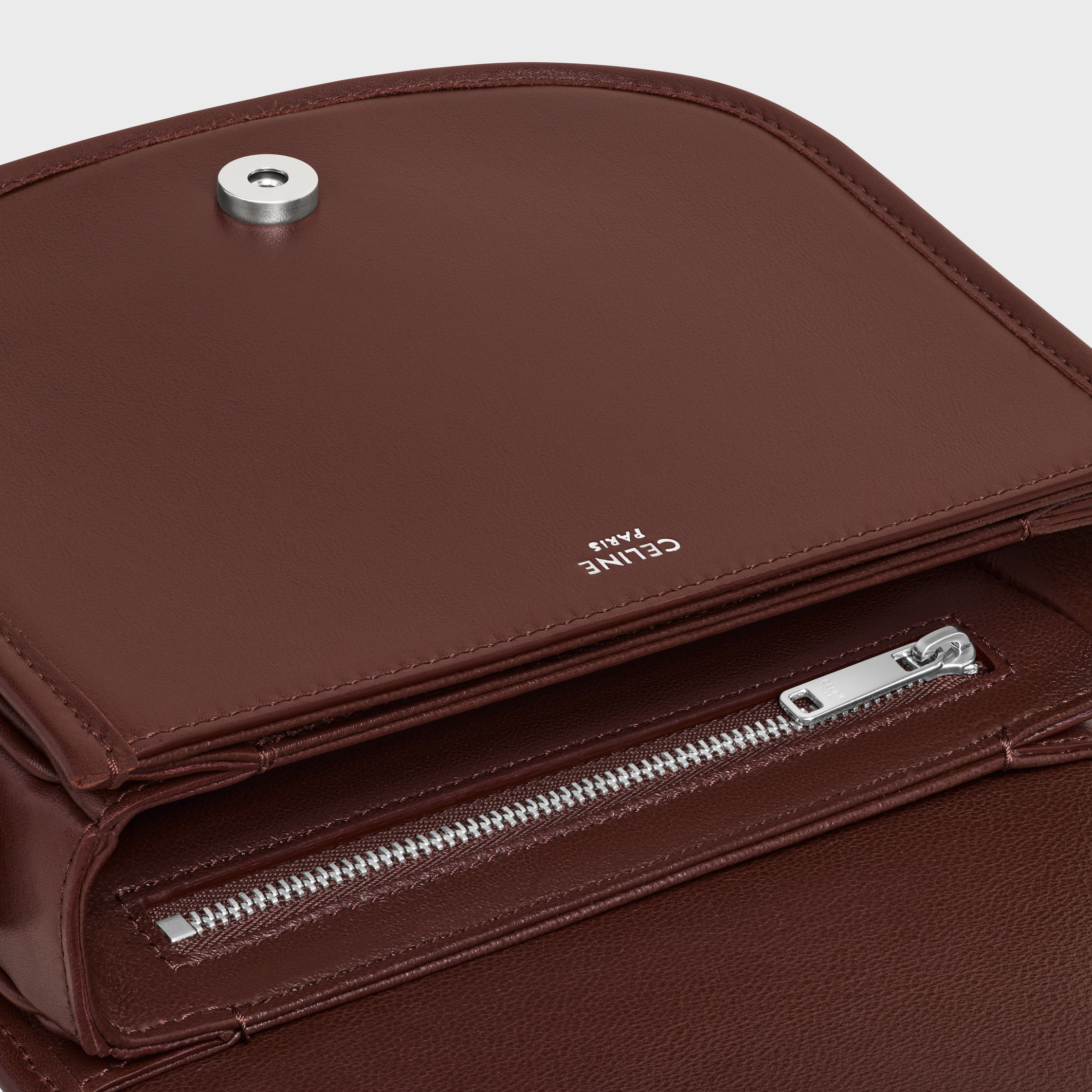 SMALL BESACE STRAP TRIOMPHE IN SUPPLE NATURAL CALFSKIN