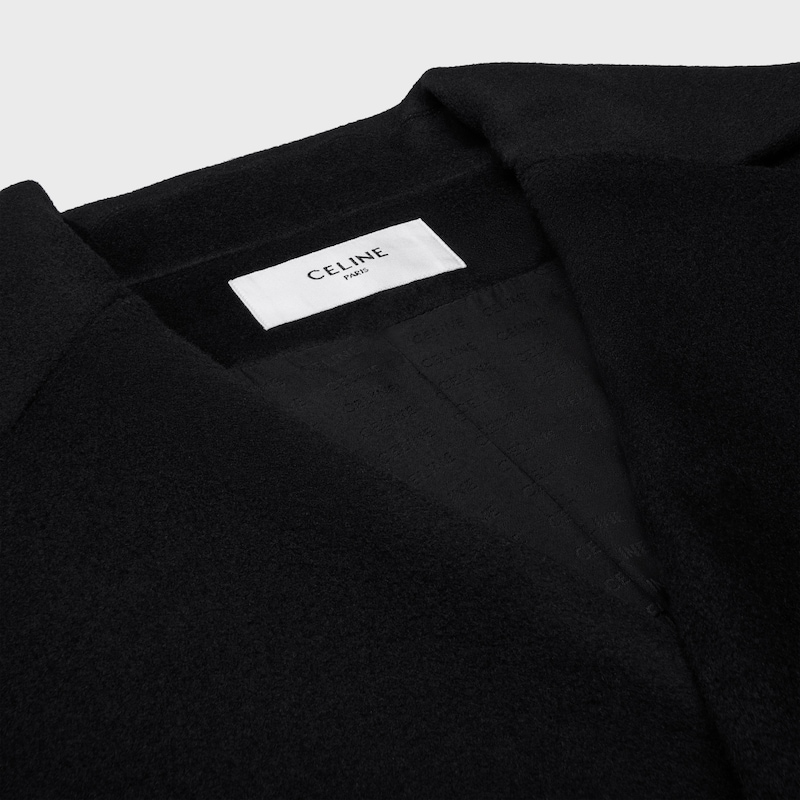 manteau Drap de laine - Noir -  - 1 | CELINE