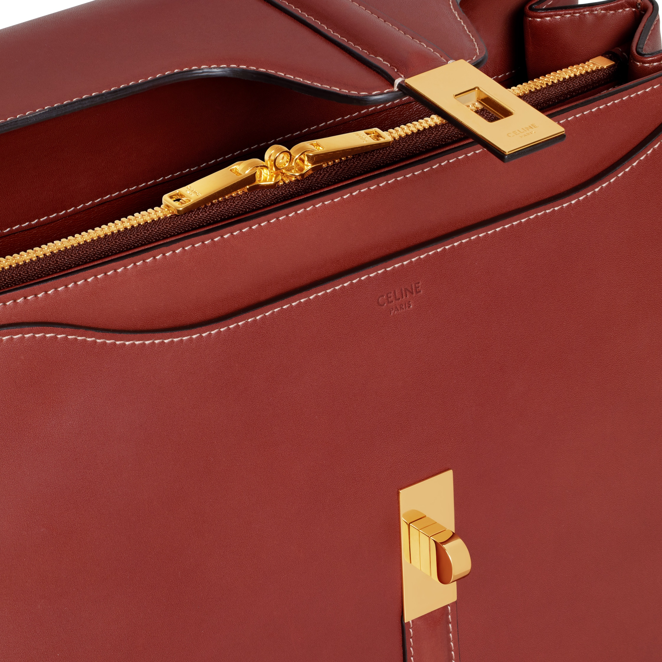 Classique 16 Bag in natural calfskin - TECK | CELINE