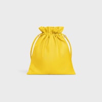 SMALL CRYSTAL POUCH IN LAMBSKIN - ULTRA YELLOW - MORE LINES - 2 | CELINE