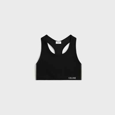 CELINE 브라 - 테크니컬 저지 - 블랙/화이트 -  - tileIndex | CELINE