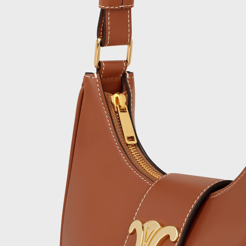 MEDIUM AVA TRIOMPHE BAG IN smooth Calfskin - TAN - MORE LINES - 1 | CELINE