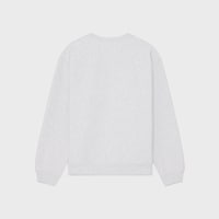 sweatshirt molleton coton - PALE GREY / ROYAL BLUE -  - 2 | CELINE