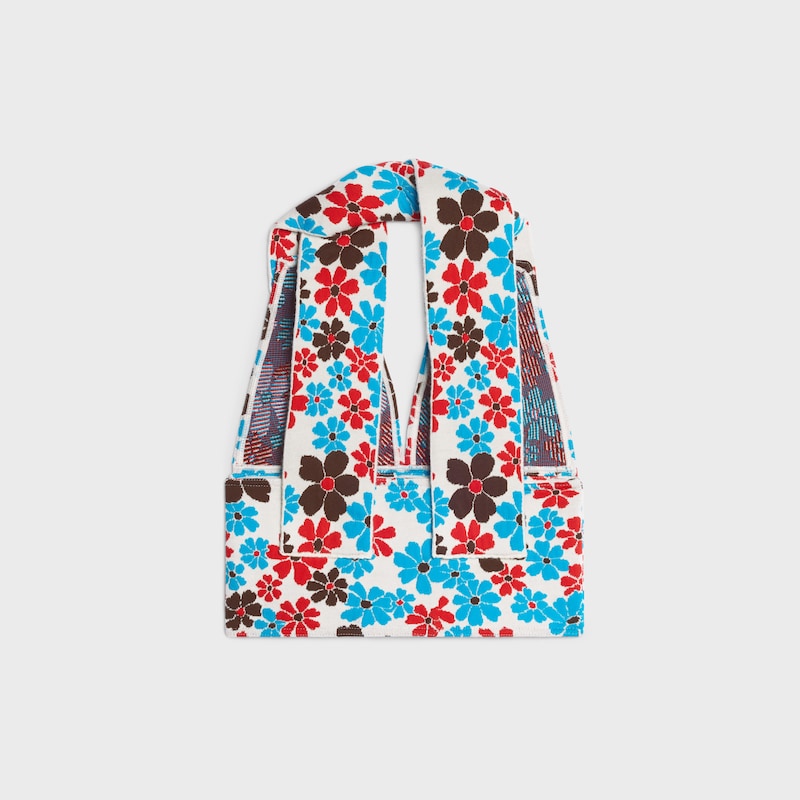 top IN polyamide jacquard - WHITE MULTICOLOR -  - 1 | CELINE
