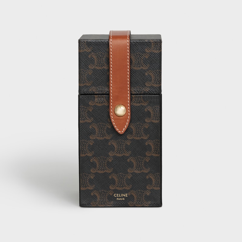 Case 1 Perfume 200ML in Triomphe Canvas and Natural Calfskin - Tan - CELINE HAUTE PARFUMERIE - 1 | CELINE