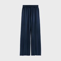 pyjama trousers IN SATIN SOIE - NAVY -  - 2 | CELINE