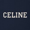 celine regular t-shirt in cotton jersey - WASHED WHITE/NAVY -  - 4 | CELINE