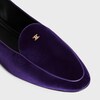 MOCASSINO AURA CON TRIOMPHE IN VELLUTO - VIOLA -  - 4 | CELINE