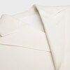 cavaliere jacket IN stretch wool gabardine - WHITE -  - 1 | CELINE