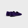 AURA - SLIP-ON LOAFER AUS Samt - VIOLETT -  - 3 | CELINE