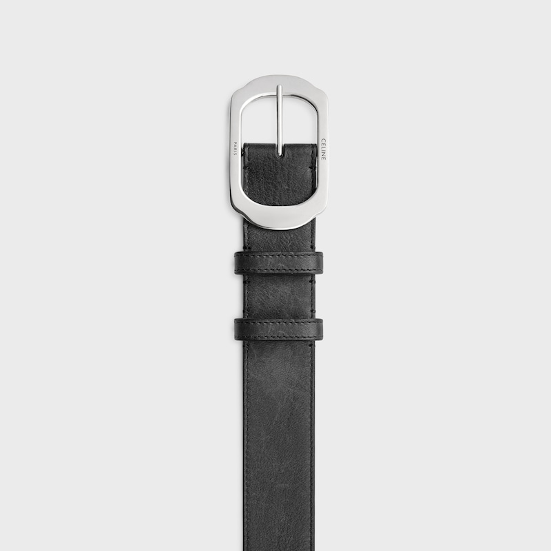 BC-21 35MM BELT IN Vintage Calfskin - BLACK -  - 1 | CELINE