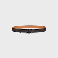 Reversible Strap 25MM IN Natural Calfskin and Triomphe Canvas -  -  - 2 | CELINE