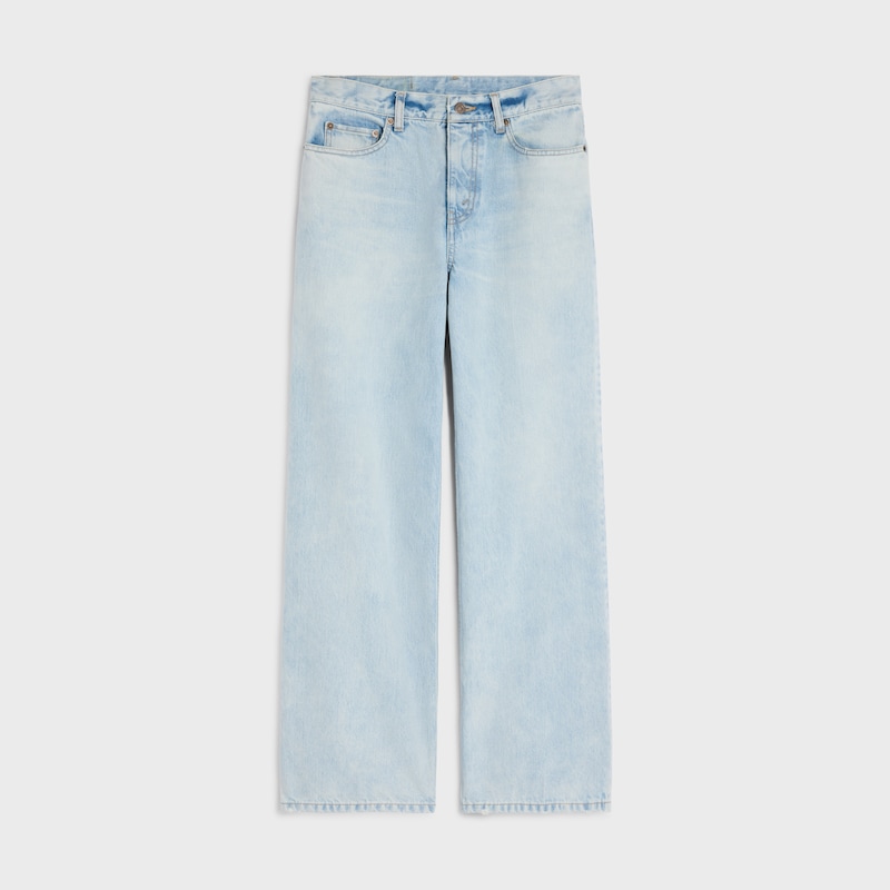 jolene jeans IN cotton denim - BLUE SUNFLOWER WASH -  - 1 | CELINE