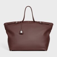 SAC DE WEEKEND CELINE CONTI SOFT VEAU SOUPLE - Châtaigne - VOYAGE - 1 | CELINE