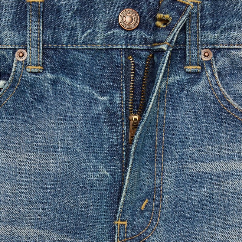 flared surf jeans in union wash denim - UNION WASH -  - 1 | CELINE