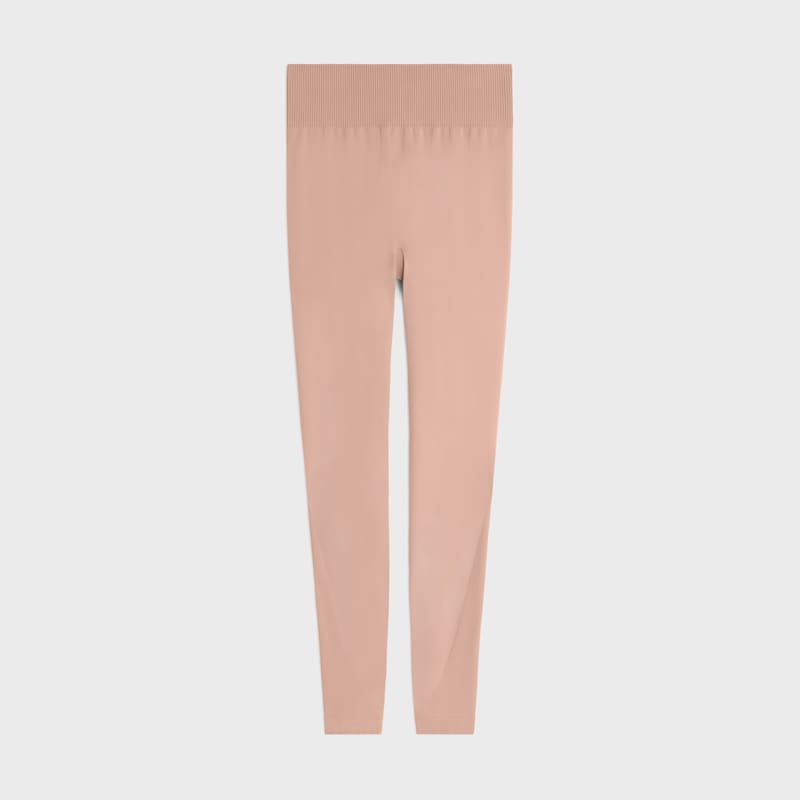 LEGGING TRIOMPHE DE PUNTO T&Eacute;CNICO - Rosa esmerilado -  - 1 | CELINE