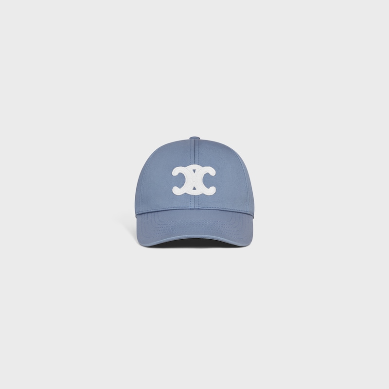 triomphe baseball cap IN cotton gabardine - PERIWINKLE BLUE -  - 1 | CELINE