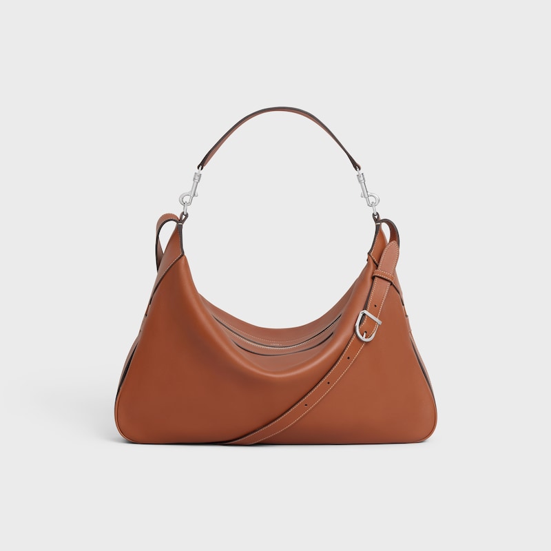 Large Romy IN SUPPLE GRAINED CALFSKIN - TAN - DRAWING SERIES - 1 | CELINE